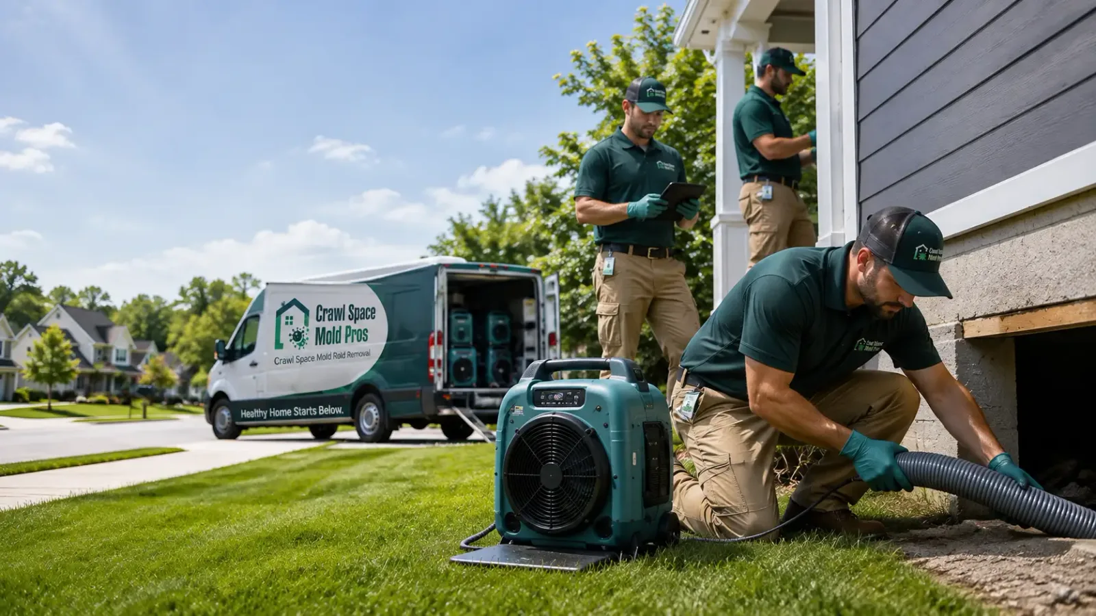 Crawl Space Mold Removal in Rodeo, CA
